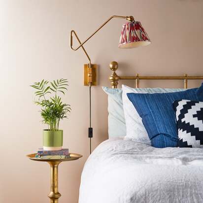 Cooper Wall Fitting in Antique Brass