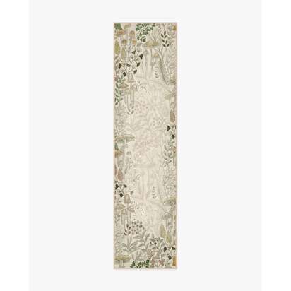 Wildwood Neutral Flatwoven Rug - 75 x 305 cm - Rug + Cushioned Pad System
