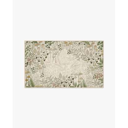Wildwood Neutral Flatwoven Rug - 90 x 150 cm - Rug + Cushioned Pad System