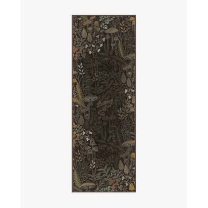 Wildwood Brown Flatwoven Rug - 75 x 215 cm - Rug + Cushioned Pad System