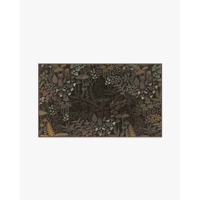 Wildwood Brown Flatwoven Rug - 90 x 150 cm - Rug + Cushioned Pad System