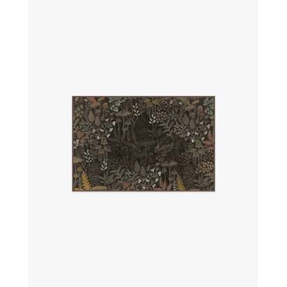 Wildwood Brown Flatwoven Rug - 90 x 150 cm - Rug + Cushioned Pad System