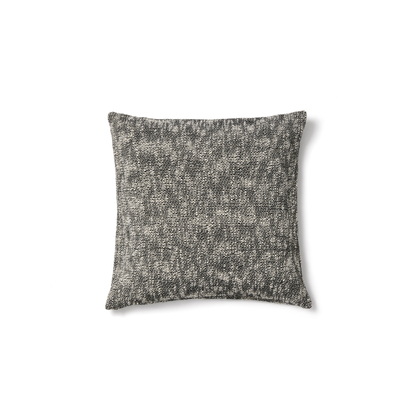 Mevia cushion cover in beige and black linen blend 50 x 50 cm