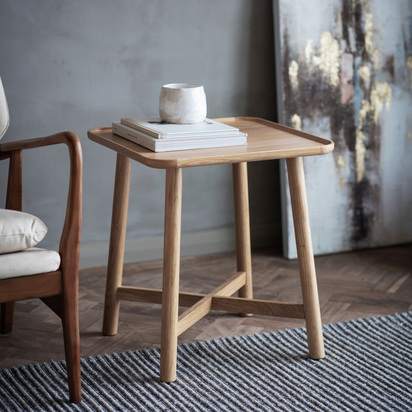 Woodford Side Table 450x450x550mm