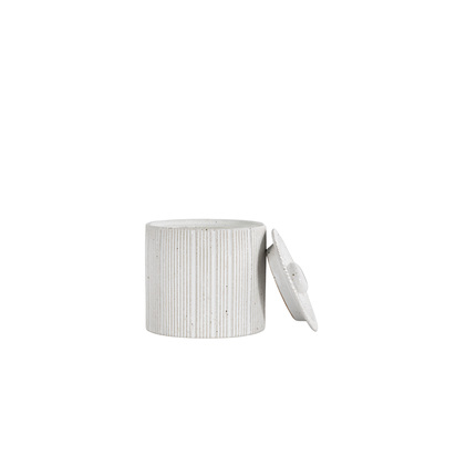 Studio Estrid Jar Medium White 150x150x140mm  - Medium