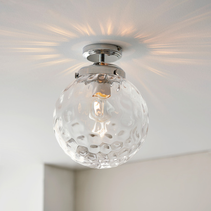 Elston Bathroom 1 Ceiling Light Chrome
