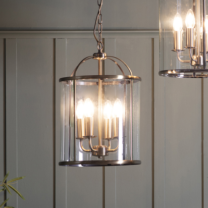 Padstow 4 Pendant Light Antique Brass