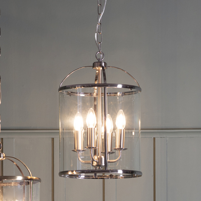 Padstow 4 Pendant Light Satin Nickel