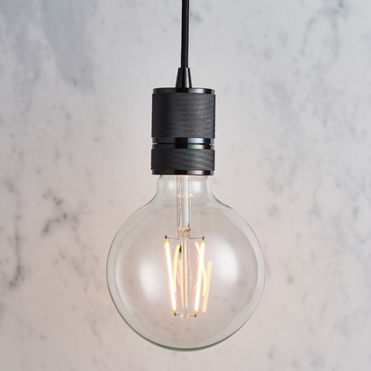 Walberswick Pendant Light Black Chrome