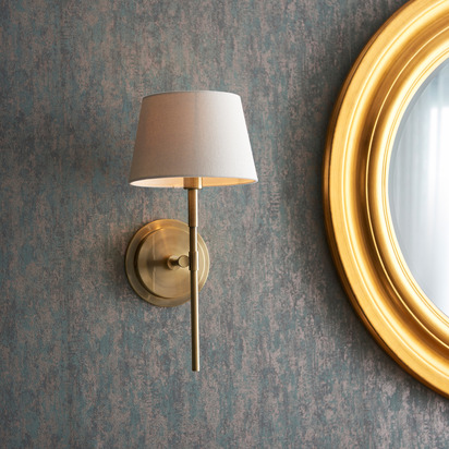 Rennes 1 Wall Light Antique Brass