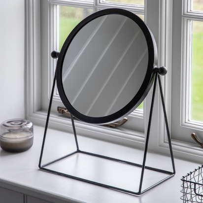 Giorgia Mirror Black 360mm