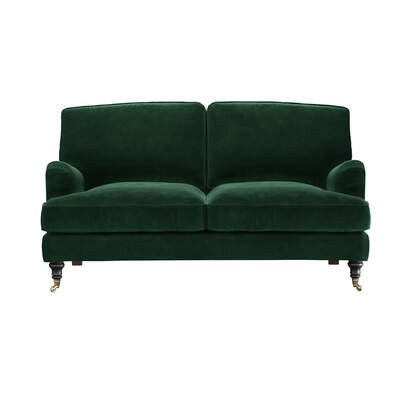 Bluebell Removable Cover 2 Seat Sofa in Hunter House Velvet