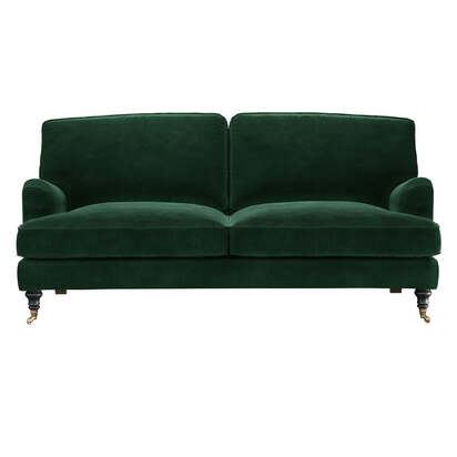 Bluebell Removable Cover 3 Seat Sofa in Hunter House Velvet