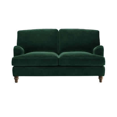 Bluebell Removable Cover 2 Seat Sofa Bed in Hunter House Velvet
