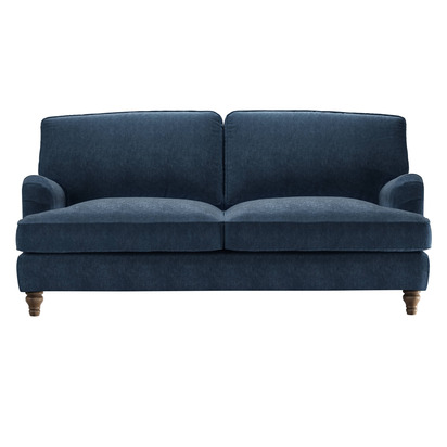 Bluebell Removable Cover 3 Seat Sofa Bed in Blueberry  House Soft Touch
