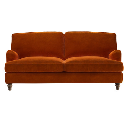 Bluebell Removable Cover 3 Seat Sofa Bed in Maple House Velvet