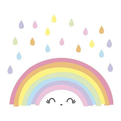 Walplus Rainbow Wall Stickers