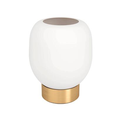 Manzanares Brushed Brass and White Table Lamp