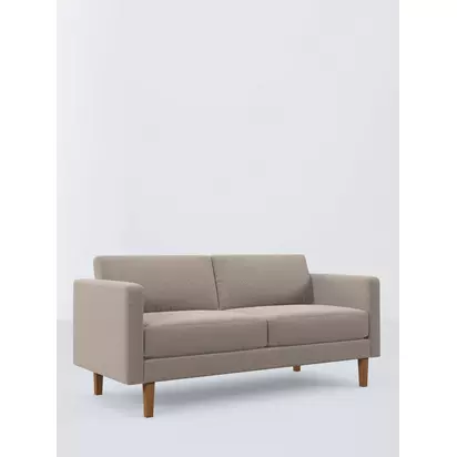 John Lewis ANYDAY Eavis Large 3 Seater Sofa, Light Leg Mushroom Boucle | H:84.00cm x W:193.00cm x D: 80.00CM