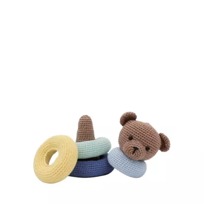 Hardicraft Stacking Bear Crochet Kit Pattern | H6 x W23 x D36cm