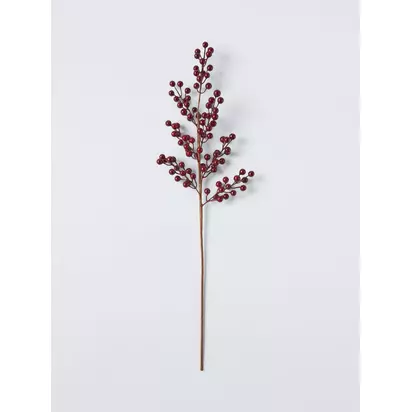 John Lewis Berry Spray, Dark Red Red | H5 x W20.50 x D76cm