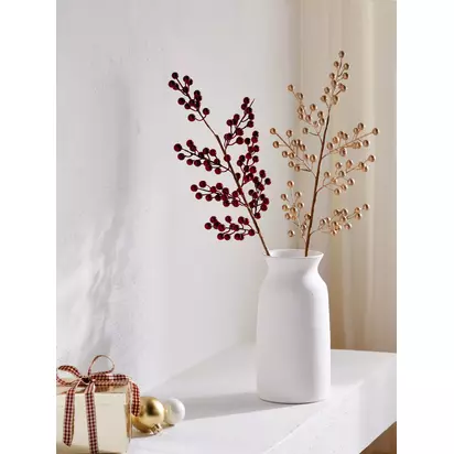 John Lewis Berry Spray, Dark Red Red | H5 x W20.50 x D76cm
