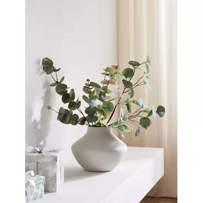 John Lewis Eucalyptus Multi Stem, Green Green | H7.50 x W23 x D98cm