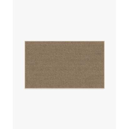 Burlap Solid Sand Re-Jute Rug - 90 x 150 cm - Rug + Pad System