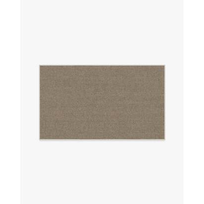 Burlap Solid Dove Grey Re-Jute Rug - 90 x 150 cm - Rug + Cushioned Pad System