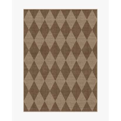 Palazzo Latte Brown Re-Jute Rug - 150 x 215 cm - Rug + Cushioned Pad System