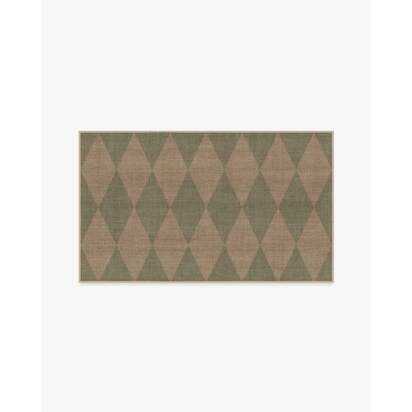 Palazzo Sage Green Re-Jute Rug - 90 x 150 cm - Rug + Cushioned Pad System
