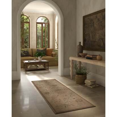 Blume Natural Sage Re-Jute Rug - 150 x 215 cm - Rug + Pad System