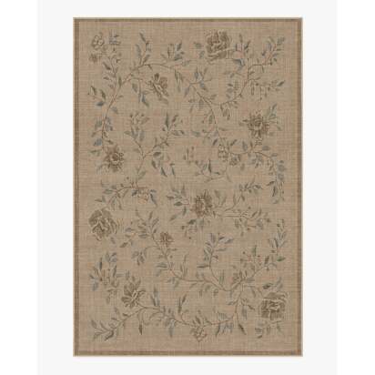 Blume Natural Sage Re-Jute Rug - 185 x 275 cm - Rug + Pad System
