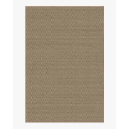 Tillie Solid Sand Re-Jute Rug - 185 x 275 cm - Rug + Pad System