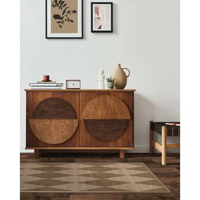 Palazzo Latte Brown Re-Jute Rug - 245 x 305 cm - Rug + Pad System
