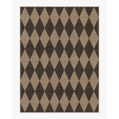 Palazzo Soft Black Re-Jute Rug - 275 x 365 cm - Rug + Cushioned Pad System
