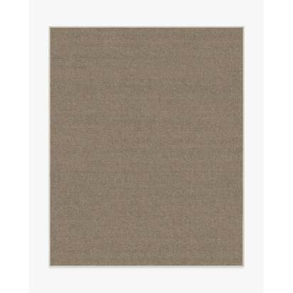 Burlap Solid Dove Grey Re-Jute Rug - 245 x 305 cm - Rug + Cushioned Pad System