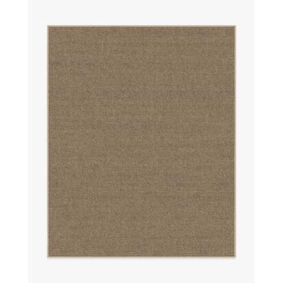 Burlap Solid Sand Re-Jute Rug - 245 x 305 cm - Rug + Cushioned Pad System
