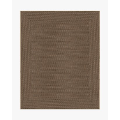 Border Braid Sand Re-Jute Rug - 245 x 305 cm - Rug + Pad System