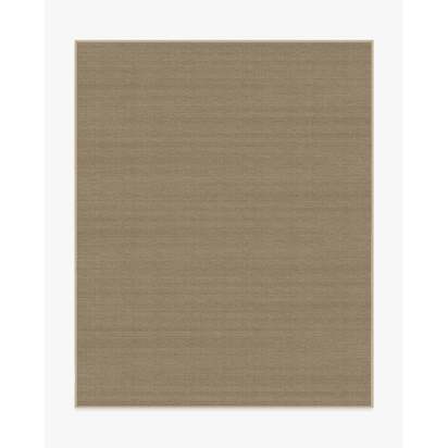 Tillie Solid Sand Re-Jute Rug - 245 x 305 cm - Rug + Cushioned Pad System