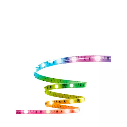Calex Smart Multi-Colour RGBIC LED Strip Light, 2m Multi Multi | L2m x W1.3cm x H0.25cm