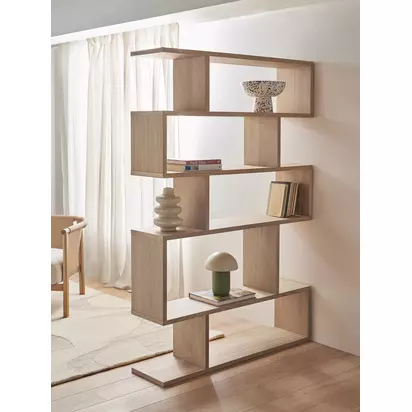 Content by Terence Conran Balance Wide Shelving Unit, Natural Oak | 180x120x30cm