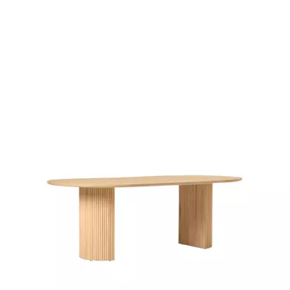 West Elm Ellington 8 Seater Dining Table, Blonde Blonde | H75 x W218 x D112cm