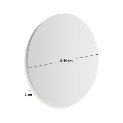 Donia round bathroom mirror Ã˜ 80cm