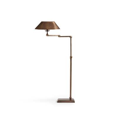 OKA | Grisewood Task Floor Lamp Base - Antique Brass | Floor Lamp
