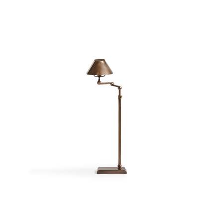 OKA | Grisewood Task Floor Lamp Base - Antique Brass | Floor Lamp
