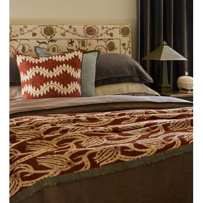 OKA | Muhibbi Throw - Earthy Red | Throw