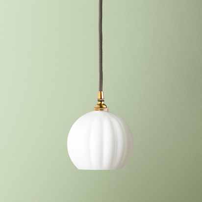 Smaller Pumpkin in opaline glass