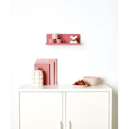 Mustard Made | The Ledge  - Floating Shelf in Berry Pink - Small