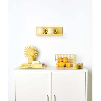 Mustard Made | The Ledge  - Floating Shelf in Butter Yellow - Small